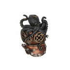 Eleanoras KRAKEN ON DIVERS HELMET BACKFLOW INCENSE BURNER Backflow Burners