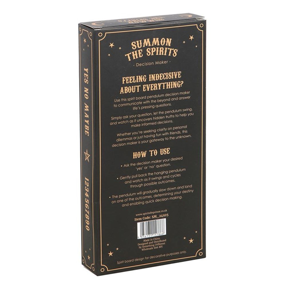 Eleanoras TALKING BOARD PENDULUM DECISION MAKER Decision Makers