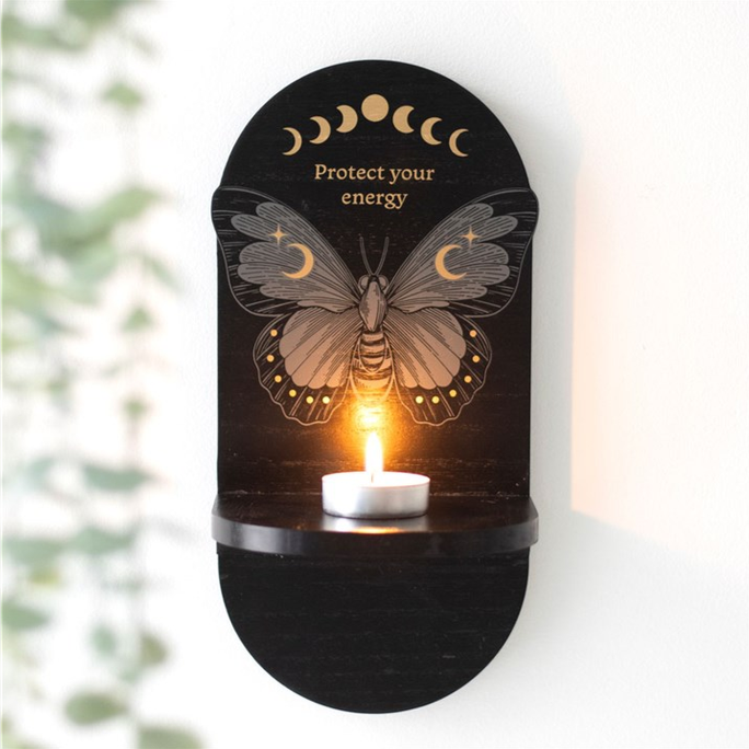 Eleanoras BLACK MOTH ALTAR SHELF 