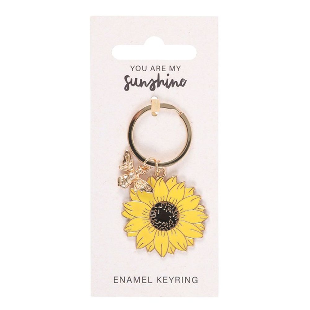 Eleanoras YOU ARE MY SUNSHINE SUNFLOWER KEYRING Keyrings