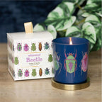 Eleanoras Blue Beetle Candle Candles