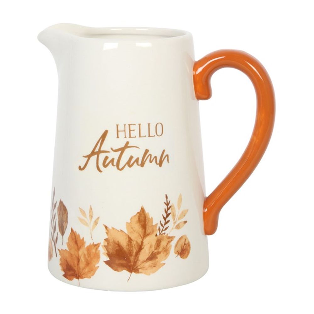 HELLO AUTUMN CERAMIC FLOWER JUG