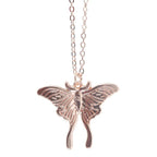 Eleanoras Luna Moth Pendant Necklace Jewellery