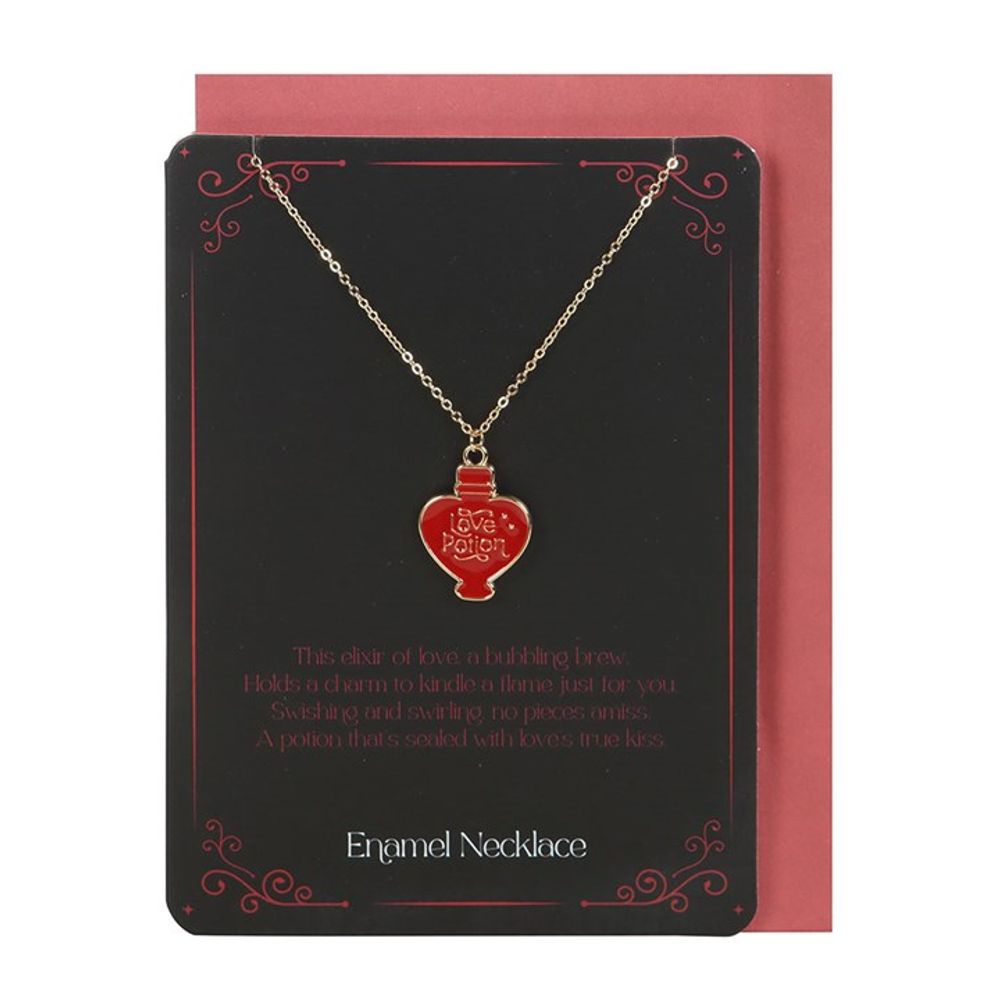 Eleanoras LOVE POTION ENAMEL NECKLACE CARD Jewellery