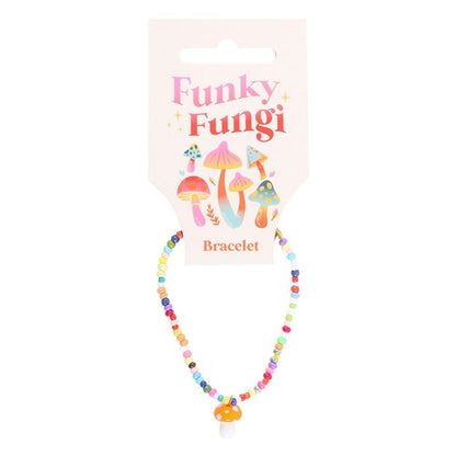 Eleanoras ORANGE MUSHROOM BEADED CHARM BRACELET Jewellery