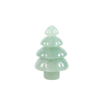 Eleanoras GREEN ADVENTURINE CRYSTAL CHRISTMAS TREE IN A BAG CRYSTALS