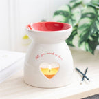 Eleanoras All You Need Is Love Heart Oil Burner Oil Burners