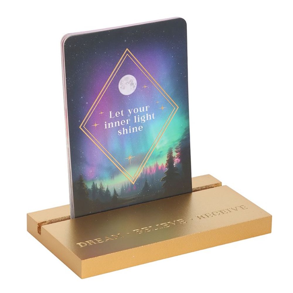 Eleanoras Ethereal Affirmation Cards With Wooden Stand 
