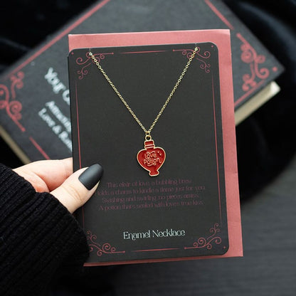 Eleanoras LOVE POTION ENAMEL NECKLACE CARD Jewellery