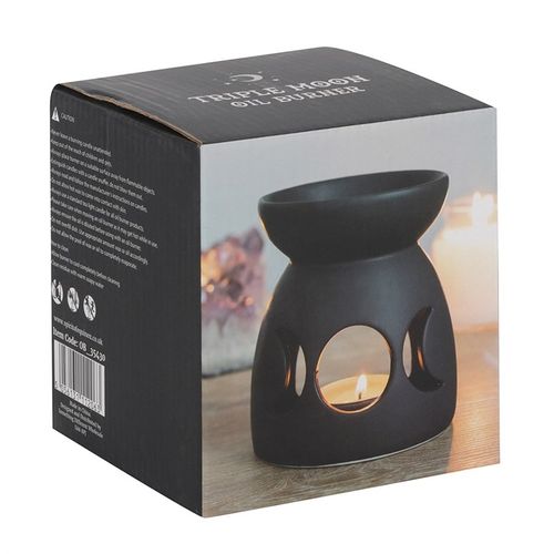 Eleanoras BLACK TRIPLE MOON CUT OIL BURNER 