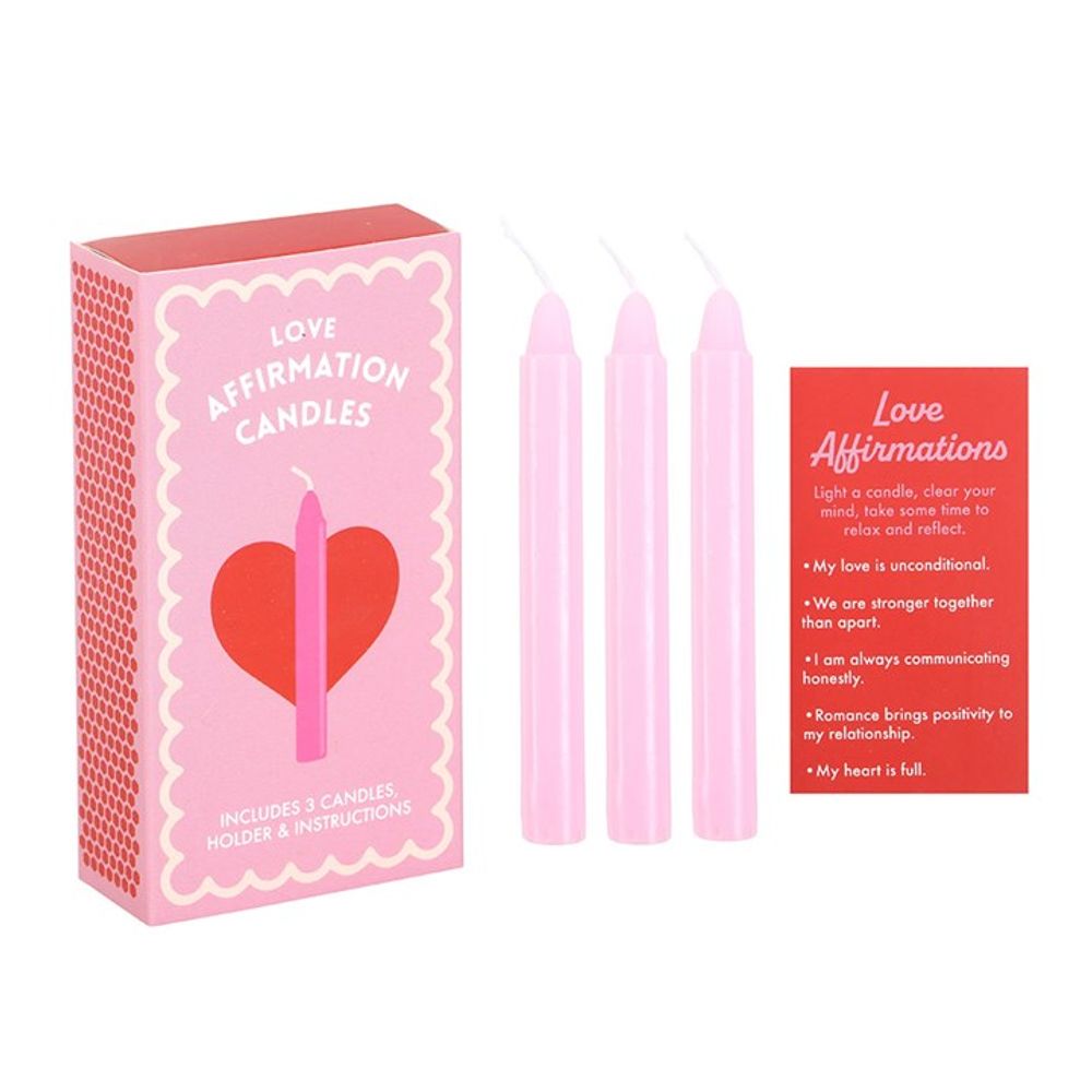 Eleanoras SET OF 3 LOVE AFFIRMATION CANDLES IN A BOX Candles