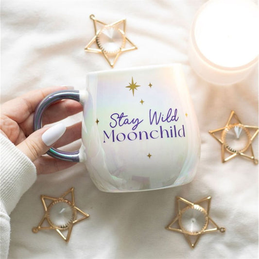 STAY WILD MOON CHILD ROUNDED MUG Mugs from Eleanoras