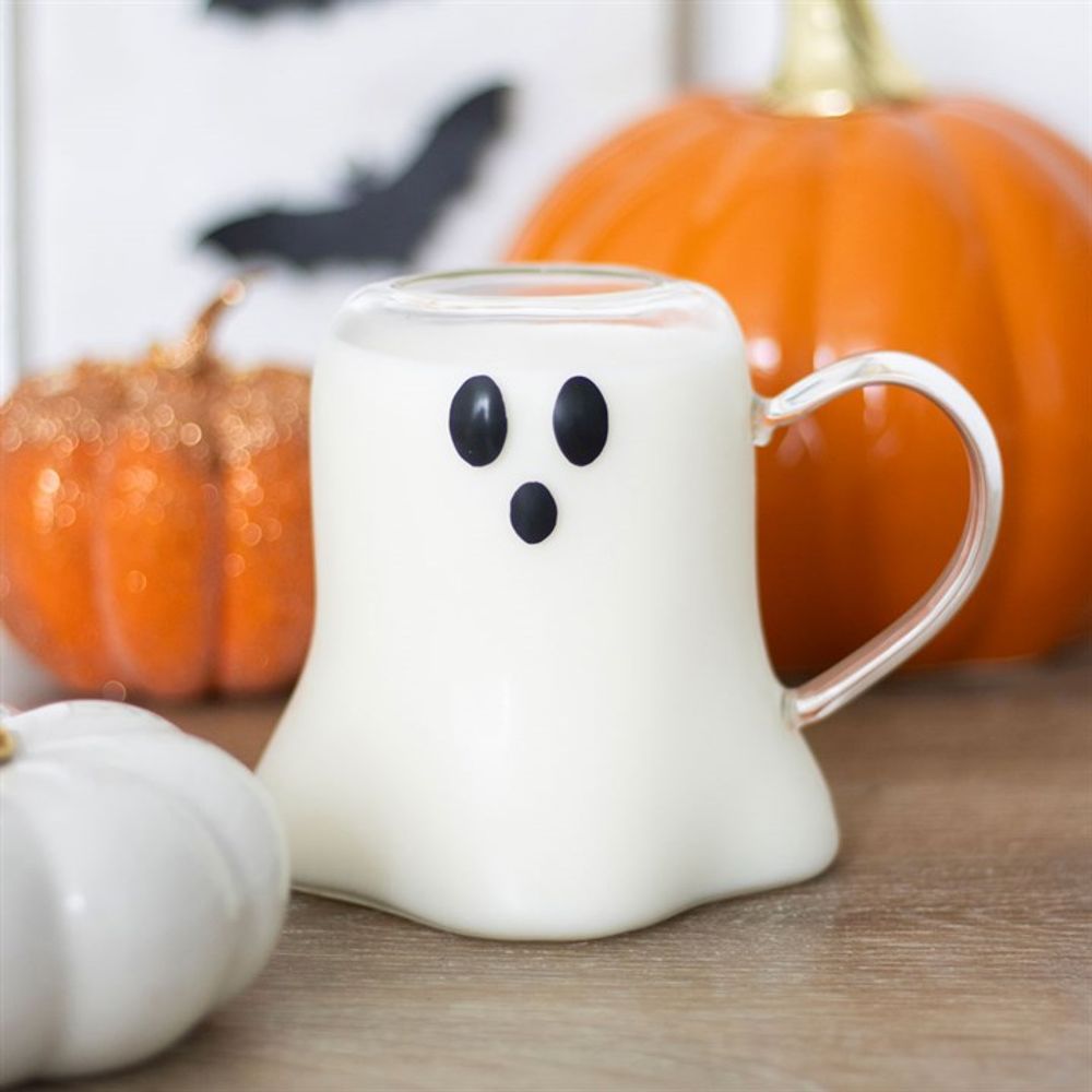Eleanoras Ghost Shaped Glass Mug Mugs