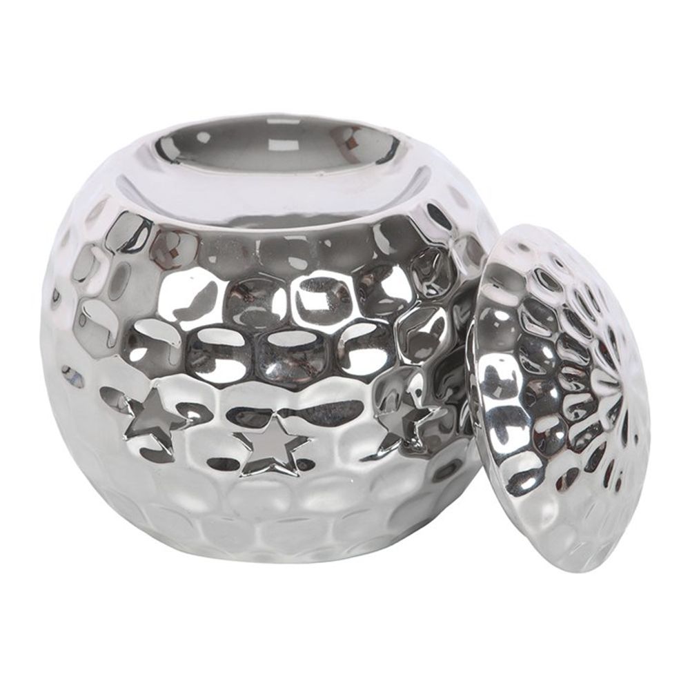 Eleanoras Silver Disco Ball Oil Burner Oil Burners