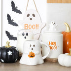 Eleanoras Hey Boo Ghost Storage Jar Canisters