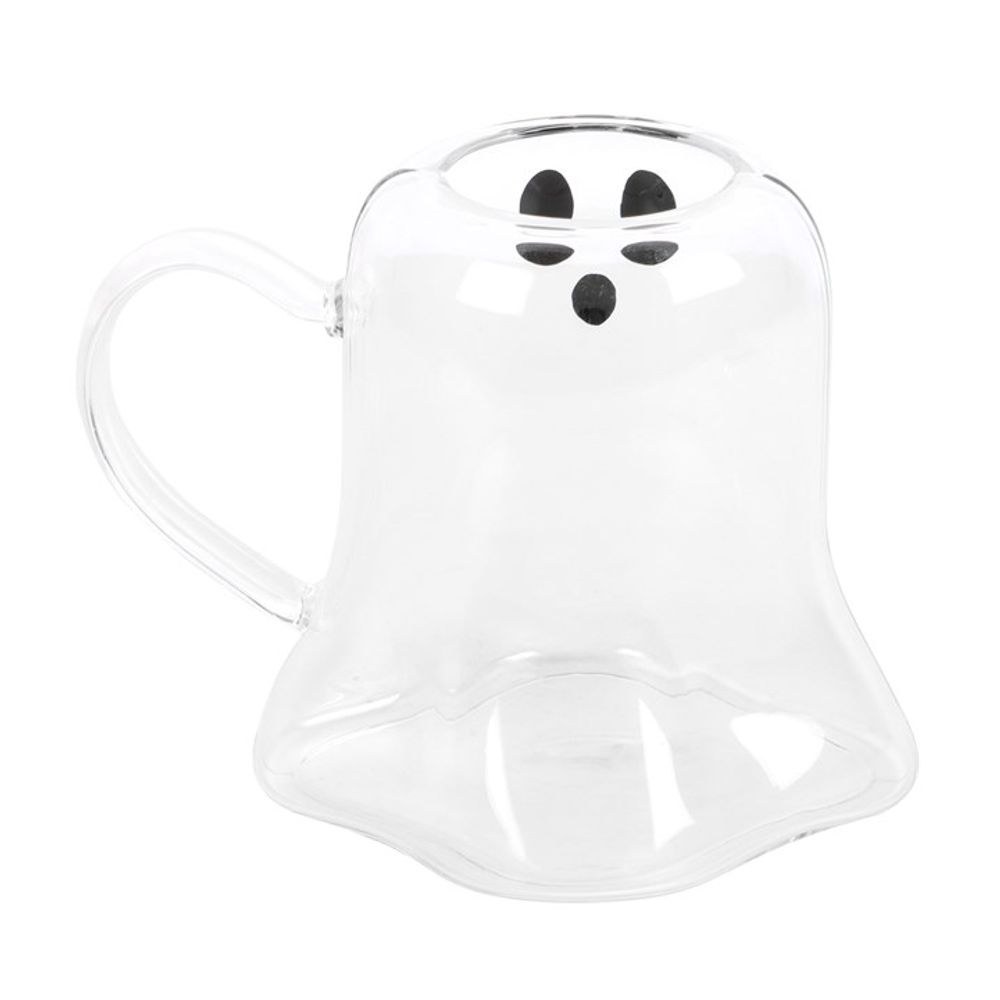 Eleanoras Ghost Shaped Glass Mug Mugs