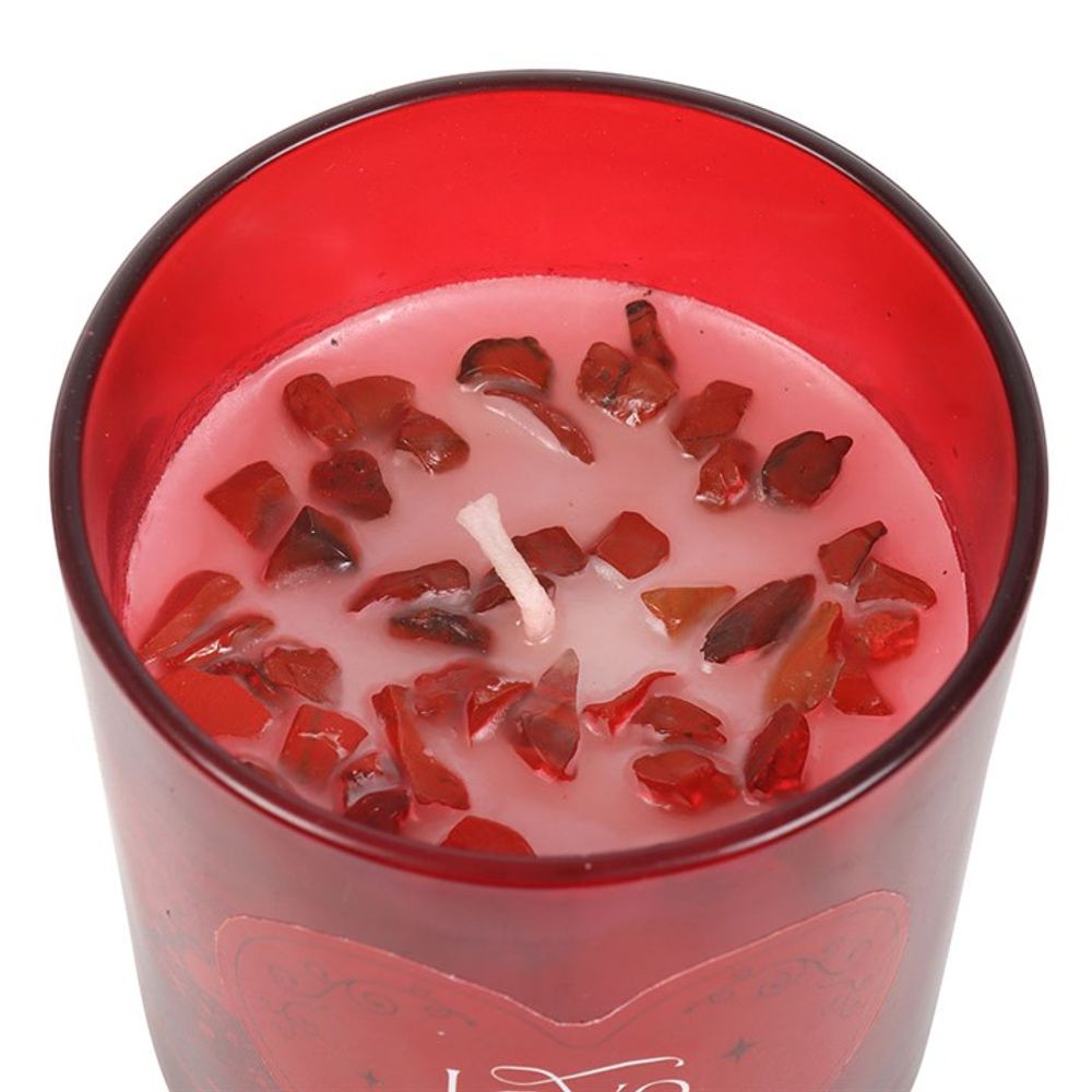 Eleanoras Love Potion Raspberry Crystal Chip Candle Candles