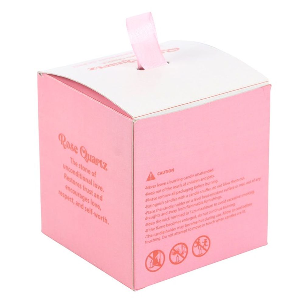 Eleanoras The Sun Rose Quartz Crystal Chip Candle Candles