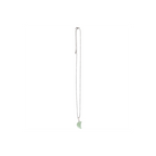 Eleanoras GREEN ADVENTURINE CRYSTAL MOON NECKLACE ON GREETING CARD Jewellery