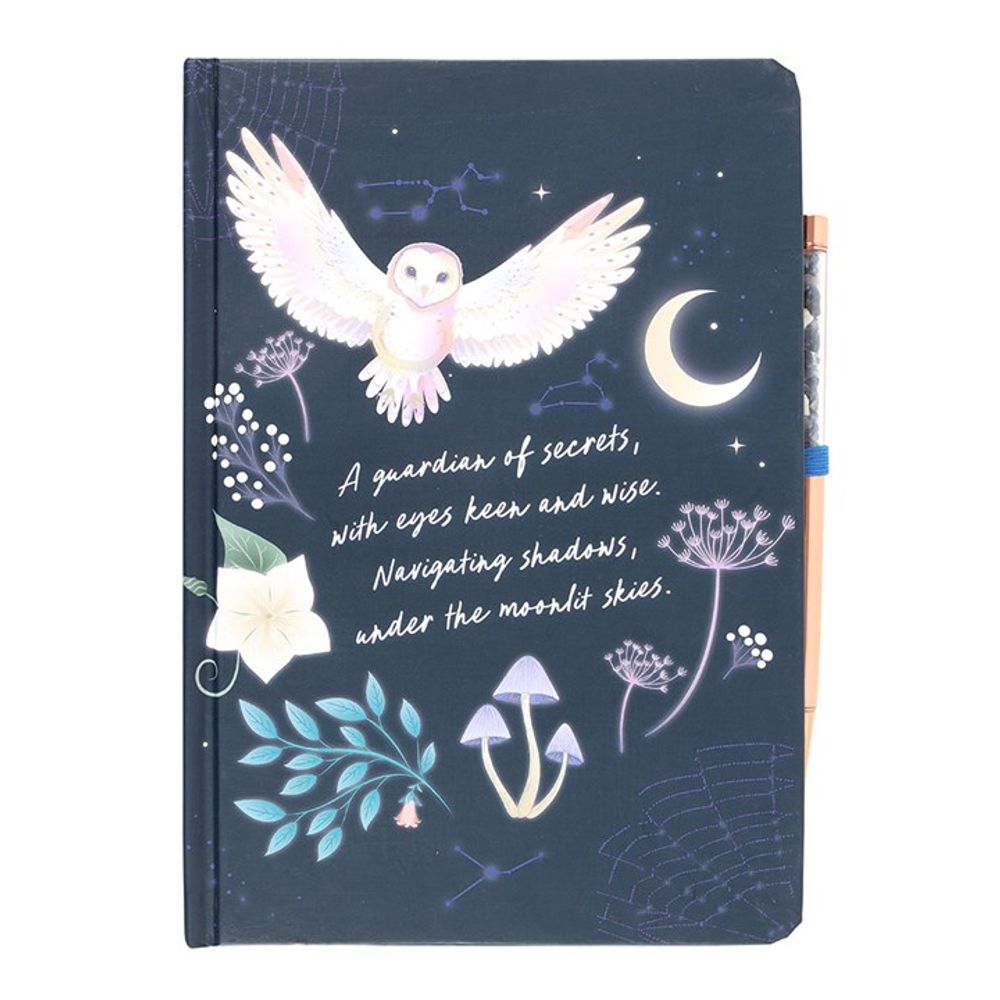 Eleanoras Night Owl Journal With Sodalite Pen Notebooks & Journals