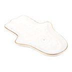 Eleanoras White Hamsa Hand Incense Stick Holder Incense Holders