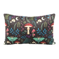 Eleanoras Dark Forest Print Rectangular Cushion Cushions & Covers