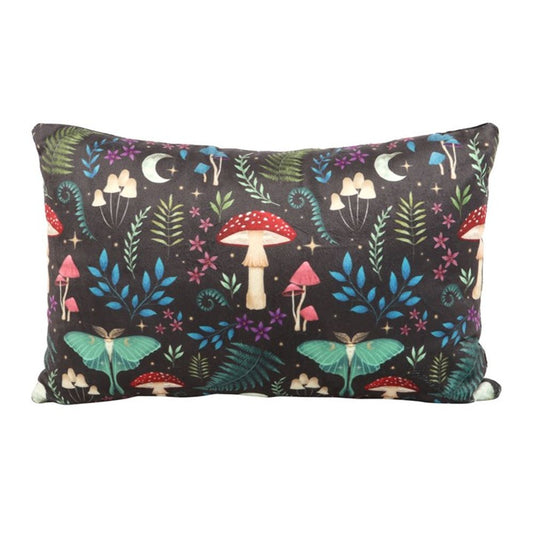 DARK FOREST PRINT RECTANGULAR CUSHION Filled Cushions from Eleanoras