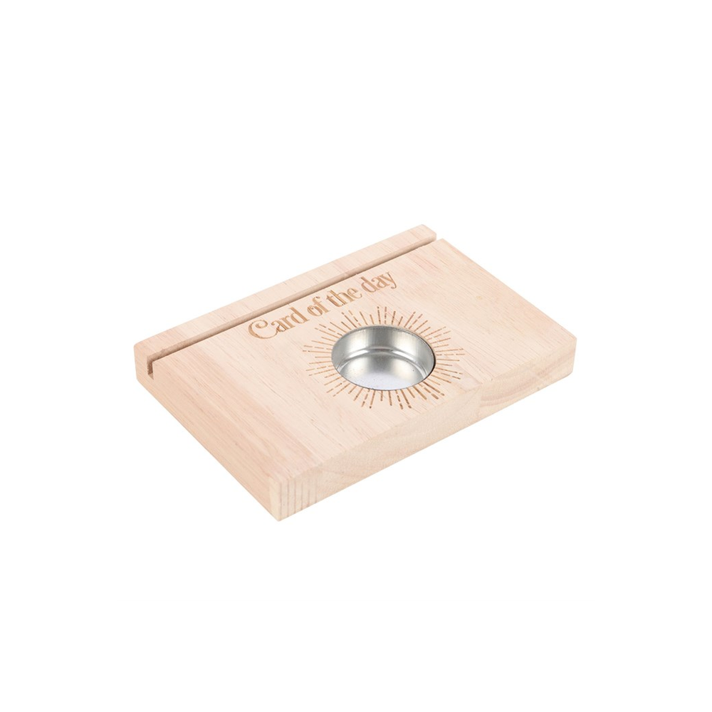 Eleanoras Natural Card Of The Day Tarot Card Stand Tealight Holder 