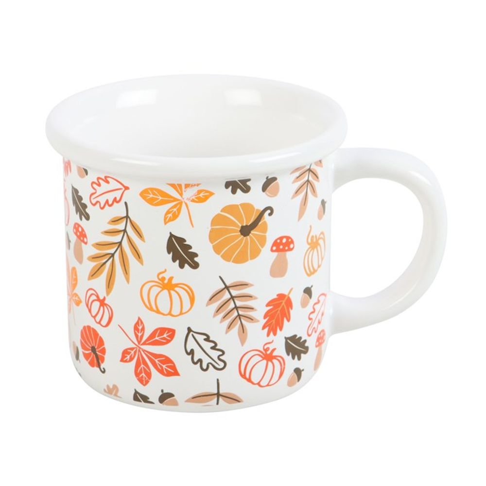 Eleanoras Autumn Leaves & Pumpkins Mug Mugs