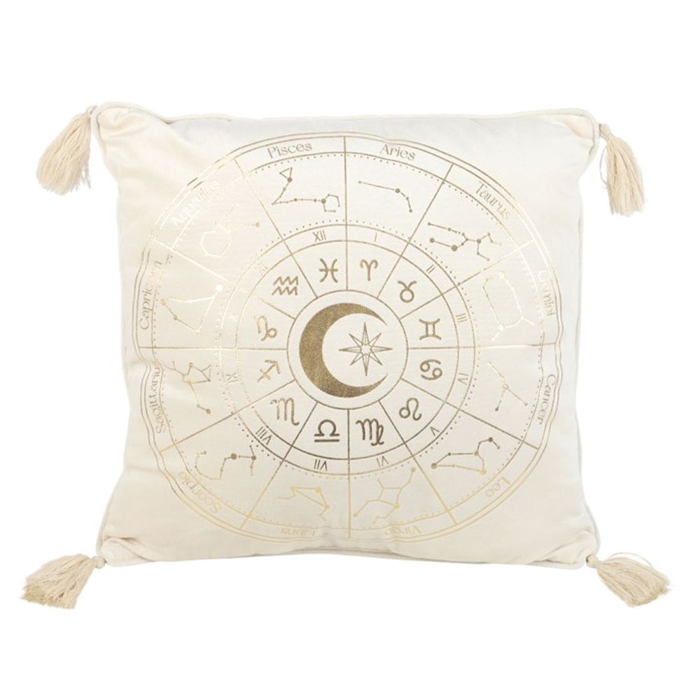 Eleanoras ASTROLOGY WHEEL SQUARE CUSHION Filled Cushions