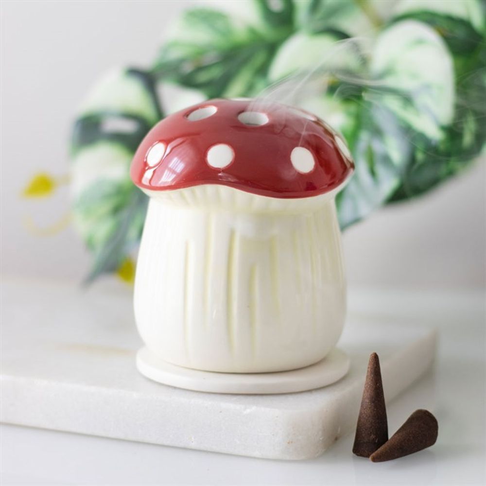 Eleanoras Mushroom Incense Cone Holder Incense Holders