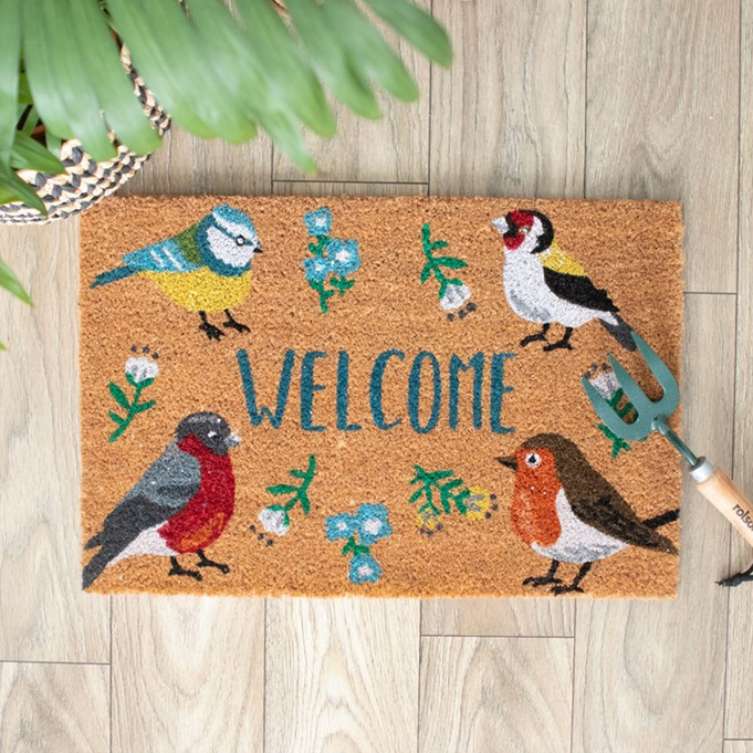 Eleanoras British Garden Birds Doormat Doormats