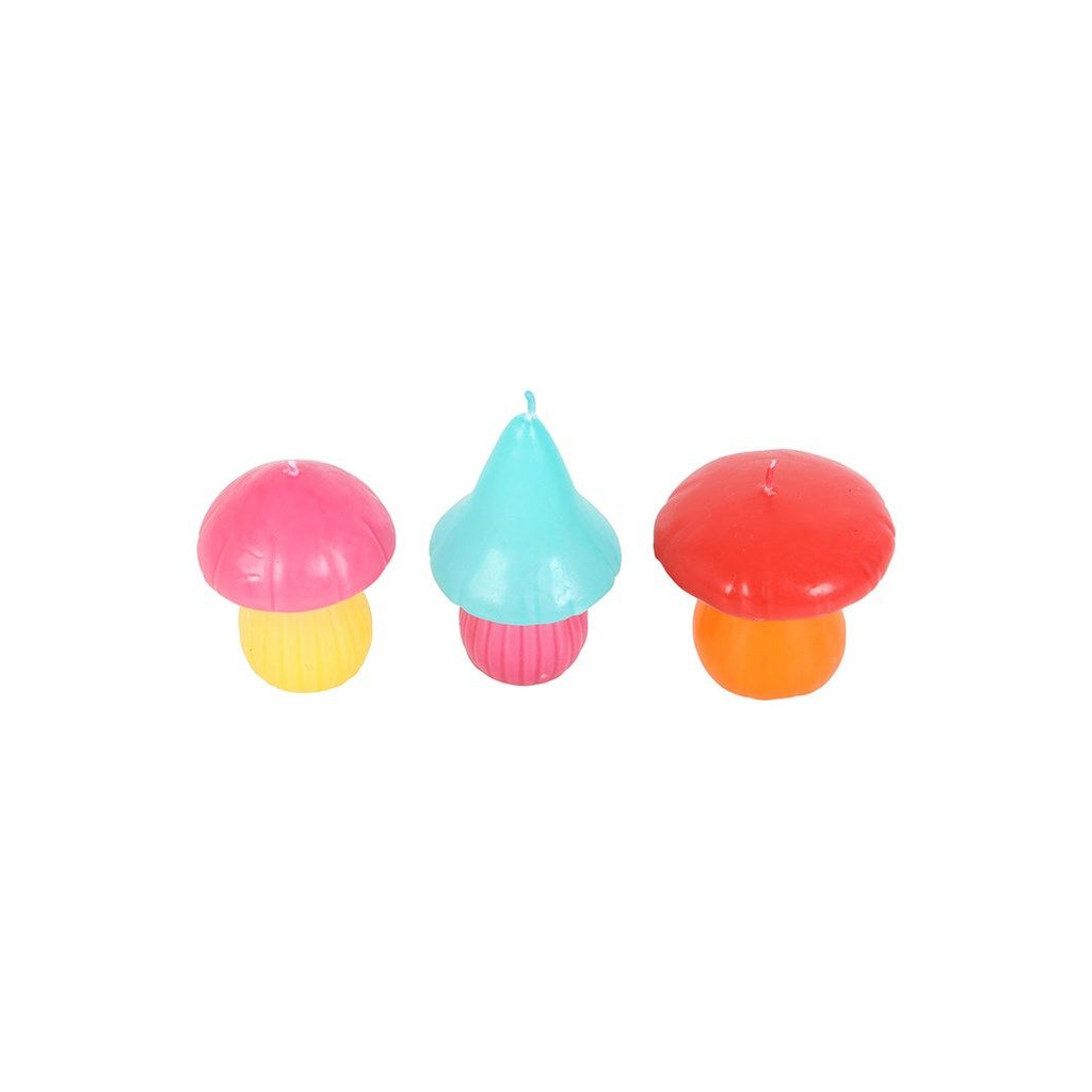 Eleanoras Set Of 3 Mushroom Shaped Candles Candles