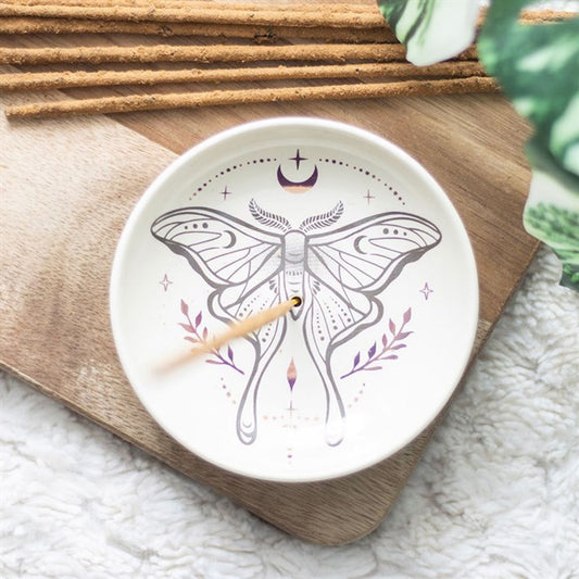 Eleanoras LUNA MOTH INCENSE HOLDER Incense Holders