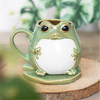 Eleanoras Frog Shaped Mug & Lily Pad Saucer Mugs