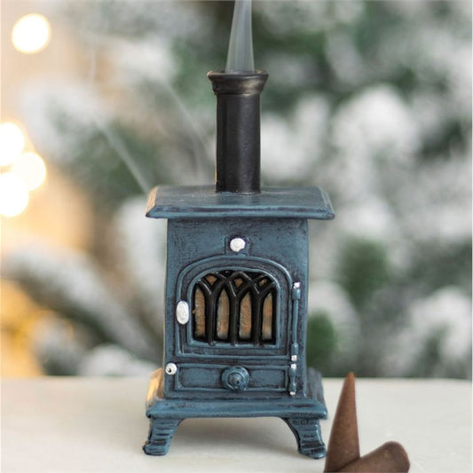 STOVE SHAPED INCENSE CONE BURNER  from Eleanoras