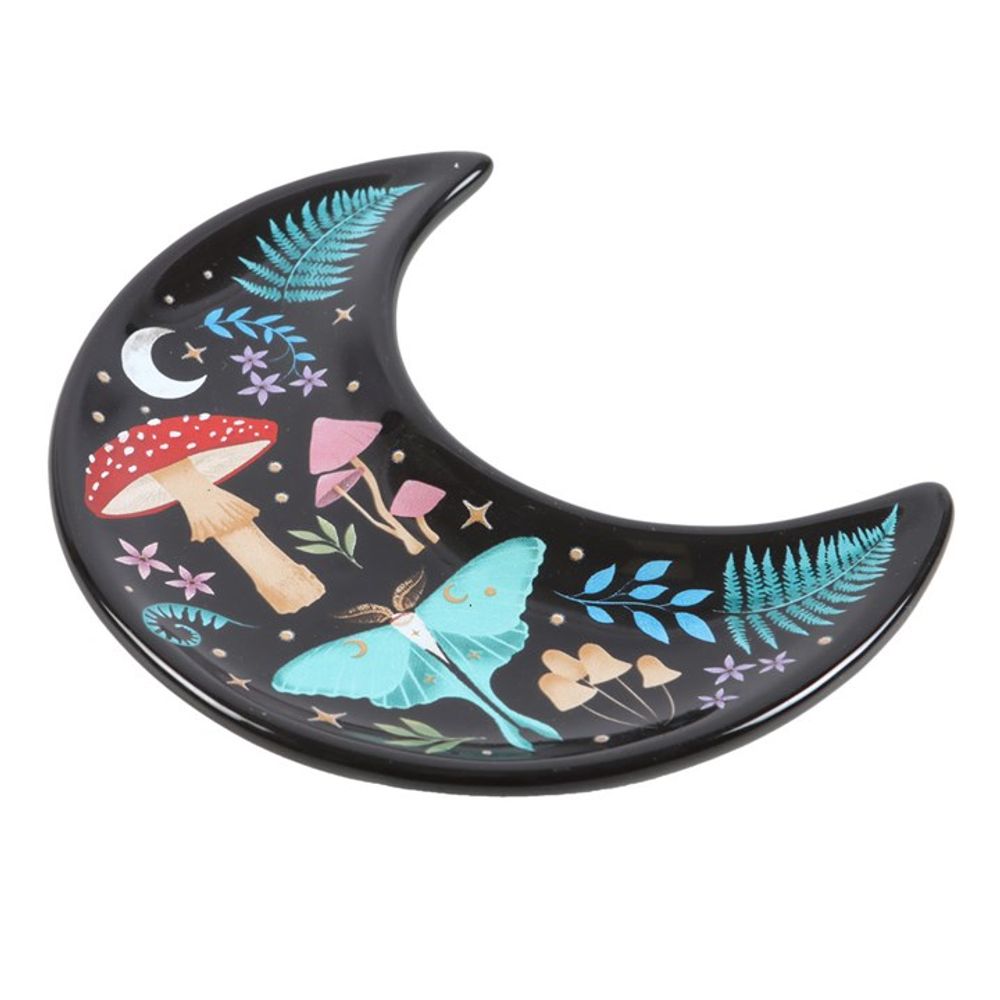 Eleanoras Crescent Moon Dark Forest Trinket Dish Jewellery Storage