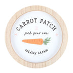 Eleanoras Carrot Patch Round 3D Wall Plaque 