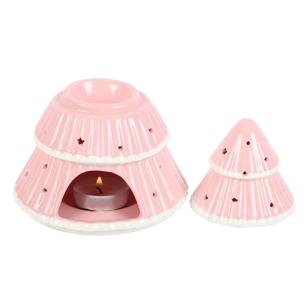 Eleanoras PINK CHRISTMAS TREE OIL BURNER Oil Burners