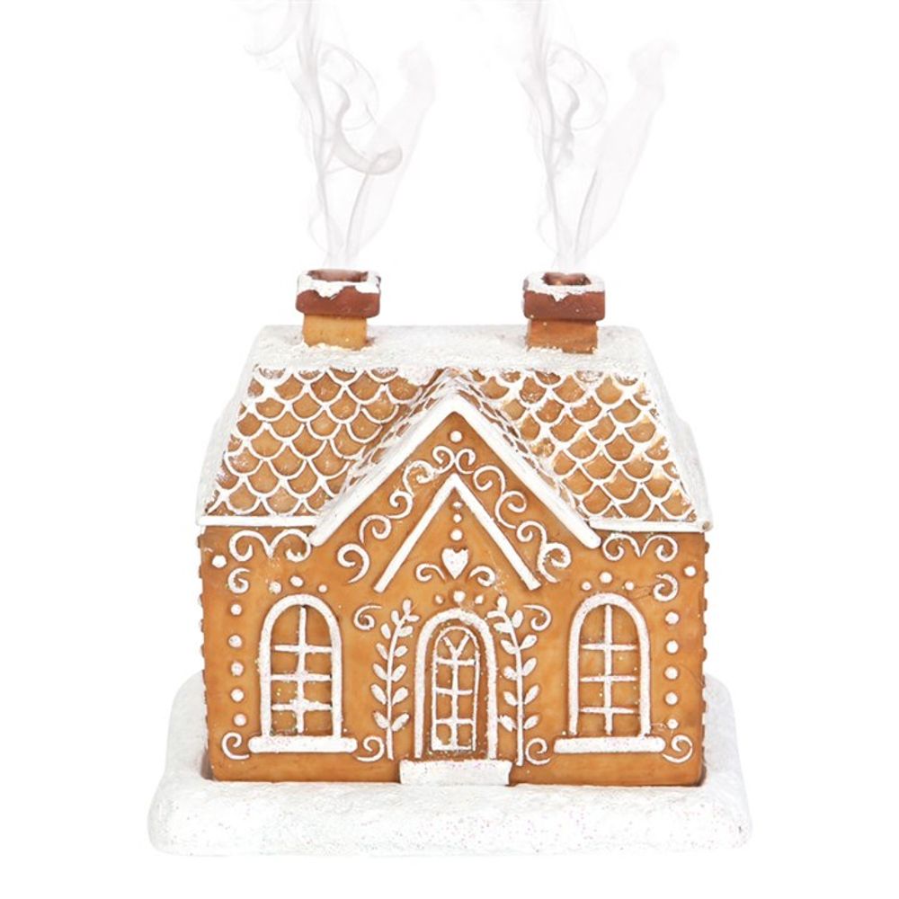 Eleanoras Gingerbread House Incense Cone Burner Incense Holders
