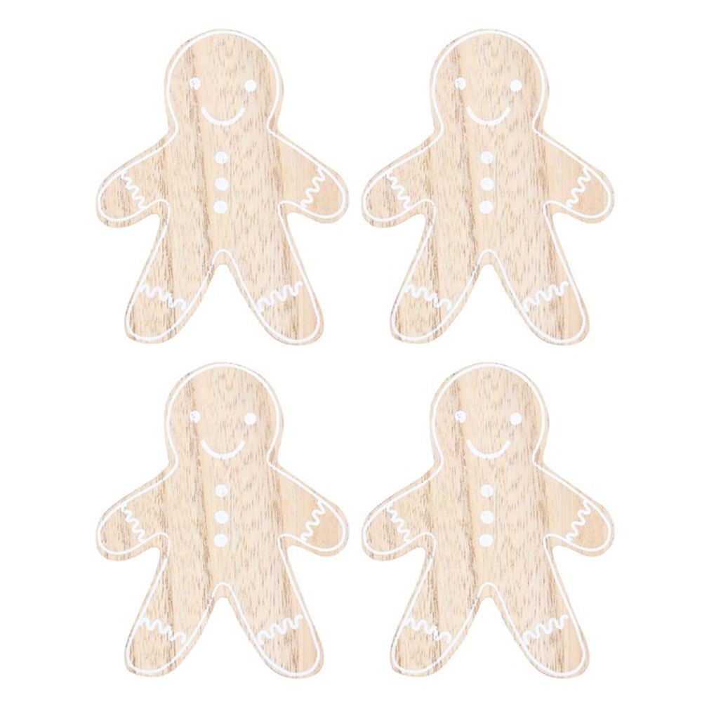 Eleanoras GINGERBREAD MAN COASTER SET Coasters