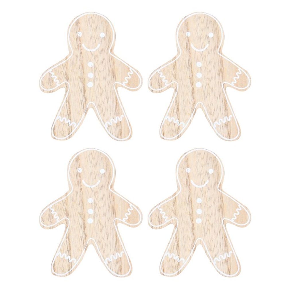 Eleanoras Gingerbread Man Coaster Set Coasters
