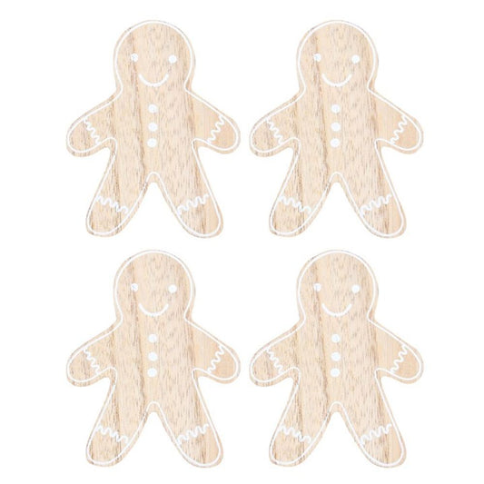 Eleanoras GINGERBREAD MAN COASTER SET 