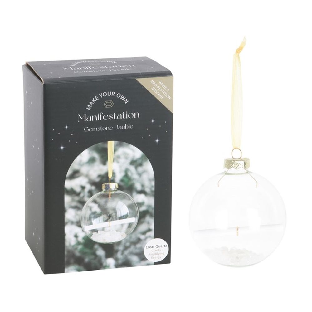 Eleanoras CLEAR QUARTZ MANIFESTATION CHRISTMAS BAUBLE KIT 