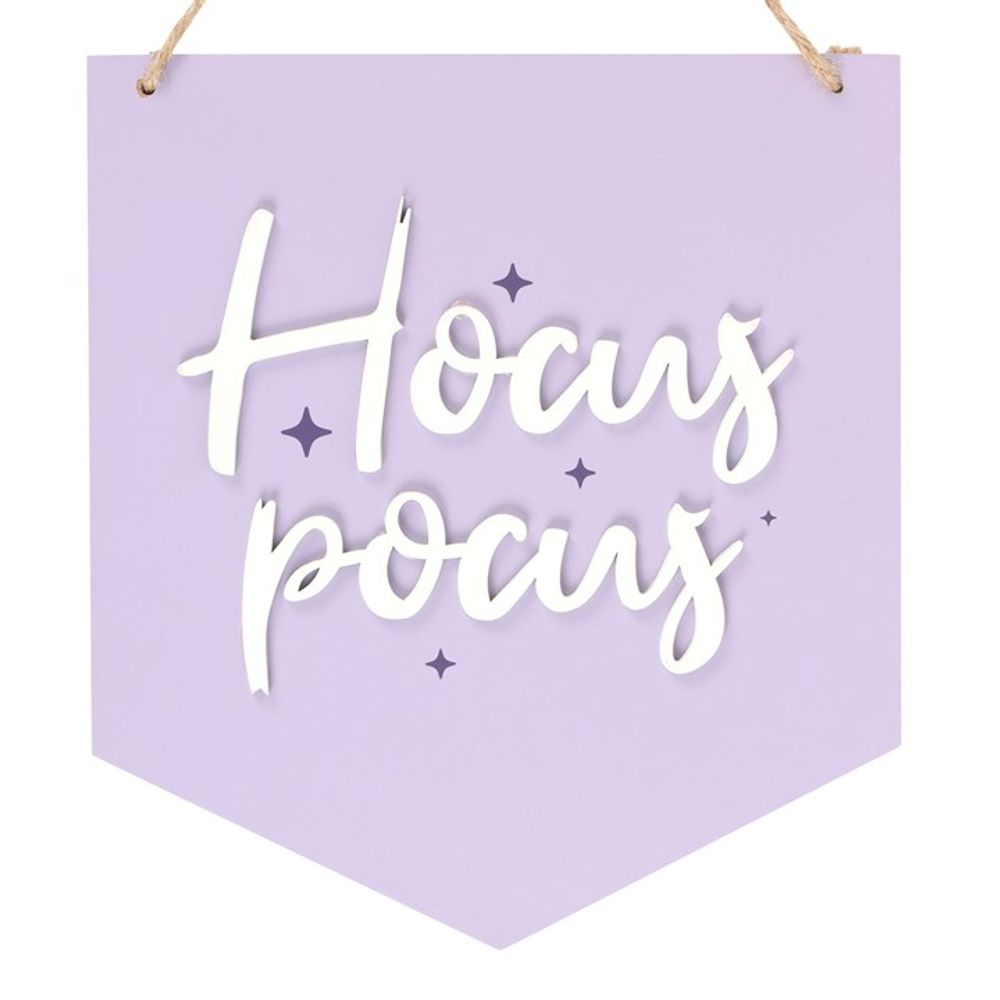 Eleanoras HOCUS POCUS PURPLE HANGING SIGN SIGNS & PLAQUES