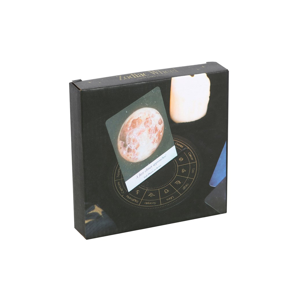 Eleanoras Black Astrology Wheel Tarot Card Stand 
