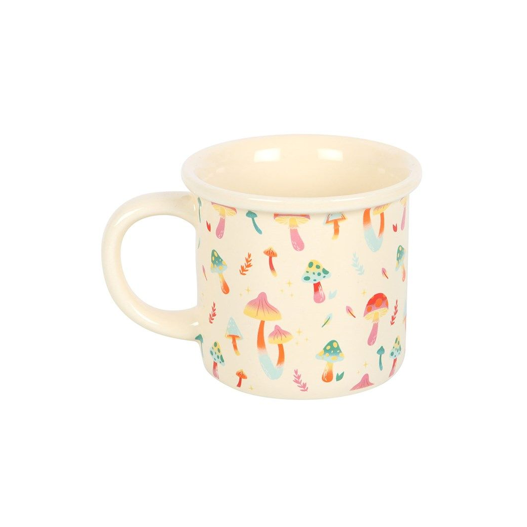 Eleanoras Funky Fungi Mushroom Print Mug Mugs