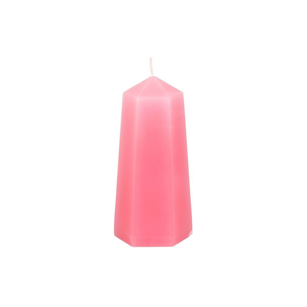 Eleanoras LOVE CRYSTAL CANDLE WITH ROUGH ROSE QUARTZ Candles