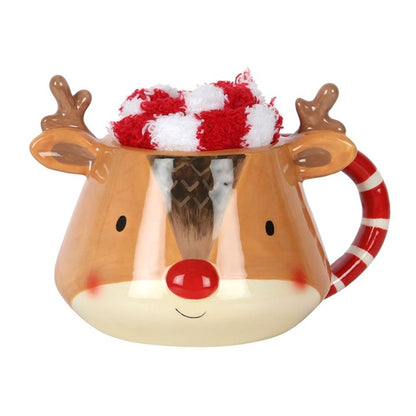 Eleanoras REINDEER MUG & SOCKS SET Mugs