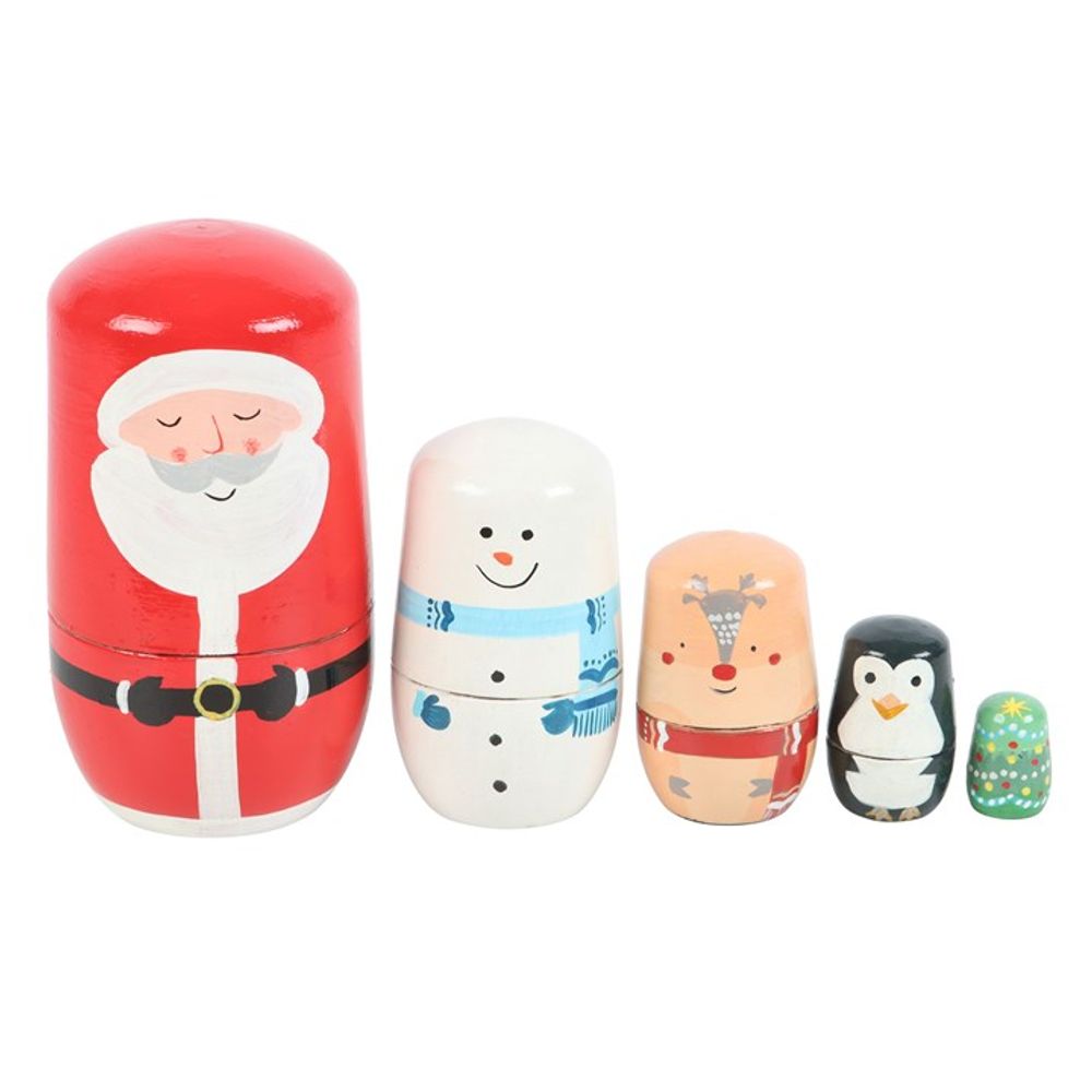Eleanoras Christmas Russian Nesting Doll Set Figurines & Sculptures